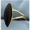 Image 2 : 14k Yellow Gold Onyx Ring