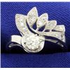 Image 1 : Vintage 1/2 ct Total Weight Diamond Ring