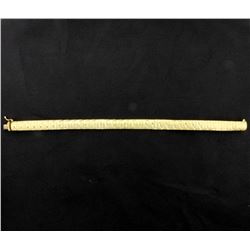 Italian Made Diamond Cut Bracelet