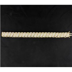 4 Ct TW Champagne Diamond Bracelet
