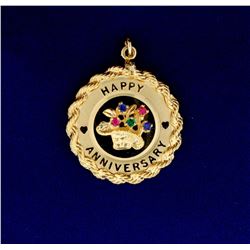 Happy Anniversary Charm or Pendant