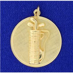 Golf Charm or Pendant