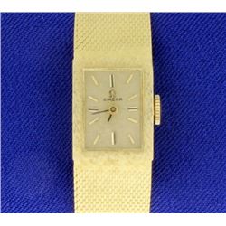 14K Gold Woman's Omega Watch