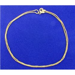 18 Inch Italian Made Box Chain