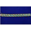 Image 1 : 18K Gold and Turquoise Bracelet