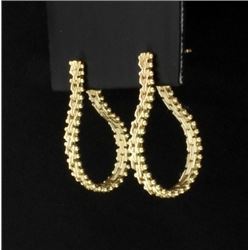 Flexible Hoop Earrings in 14K Yellow Gold