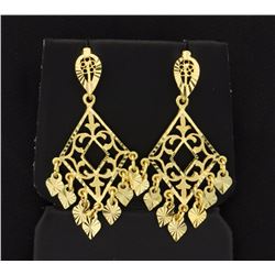 Dangle Earrings in 18K Yellow Gold
