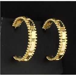 14K Yellow Gold Hoop Earrings