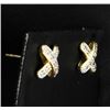 Image 2 : Diamond "x" Earrings
