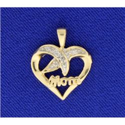 Mom Heart Pendant