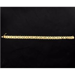 14K Hugs & Kisses Bracelet