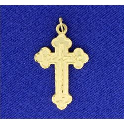 10K Cross Pendant