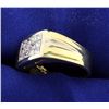 Image 2 : 18K Men's Invisible-Set 1.8ct TW Diamond Ring