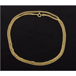 24 Inch 18K Yellow gold Cuban Link chain