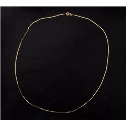 Italian Made 19 3/4 Inch Cobra Chain