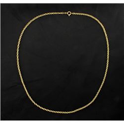 19 Inch Twisting Rope Chain