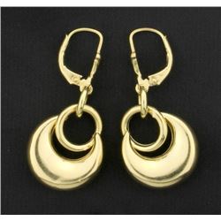 14K Yellow Gold Dangle Earrings
