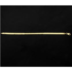 Italian Made 7 Inch Herringbone Bracelet