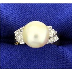 Diamond & Pearl Ring