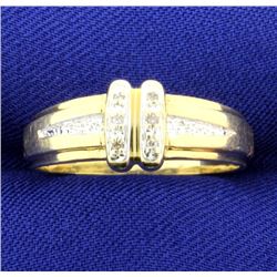 14K Diamond Band
