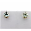 Image 1 : 1ct Total Weight Aquamarine Stud Earrings