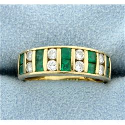 Emerald & Diamond Ring