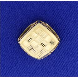 Diamond Cut Pendant for Omega or Necklace