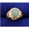 Image 1 : Vintage Moonstone & Diamond Ring