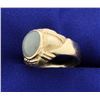 Image 2 : Vintage Moonstone & Diamond Ring