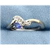 Image 2 : Tanzanite & Diamond ring