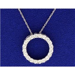 Diamond Circle Pendant