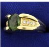 Image 2 : Diamond and Peridot Ring