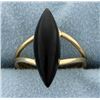 Image 1 : 14k Yellow Gold Onyx Ring