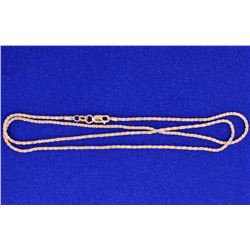 14k White and Rose Gold Chain