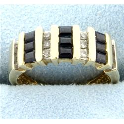 Diamond & Sapphire Ring