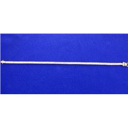 14K Yellow Gold & CZ Tennis Bracelet