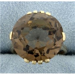 12ct Smokey Quartz Ring