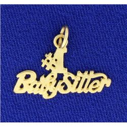 #1 Babysitter Pendant or Charm