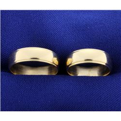 Matching His & Hers Wedding Bands