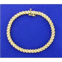 2ct Total Weight Diamond Tennis Bracelet