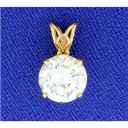 4ct CZ Pendant