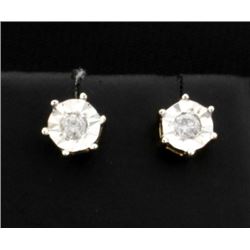 1/4ct Total Weight Diamond Earrings