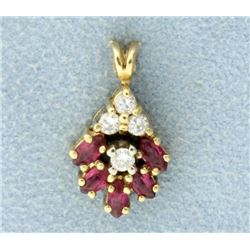 Diamond & Ruby Pendant