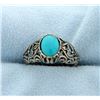 Image 1 : Sterling Silver Turquoise Ring