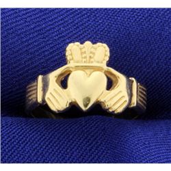 Claddagh Ring in 14K Yellow Gold