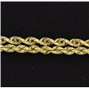 Image 2 : 18 1/2 Inch 14K Rope Necklace