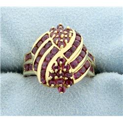 1 1/2ct Total Weight Lab Ruby Ring