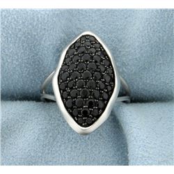 2ct Total Weight Onyx Ring