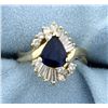 Image 1 : Diamond & Sapphire Ring
