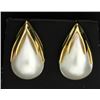 Image 1 : Pearl Tear Drop Earrings